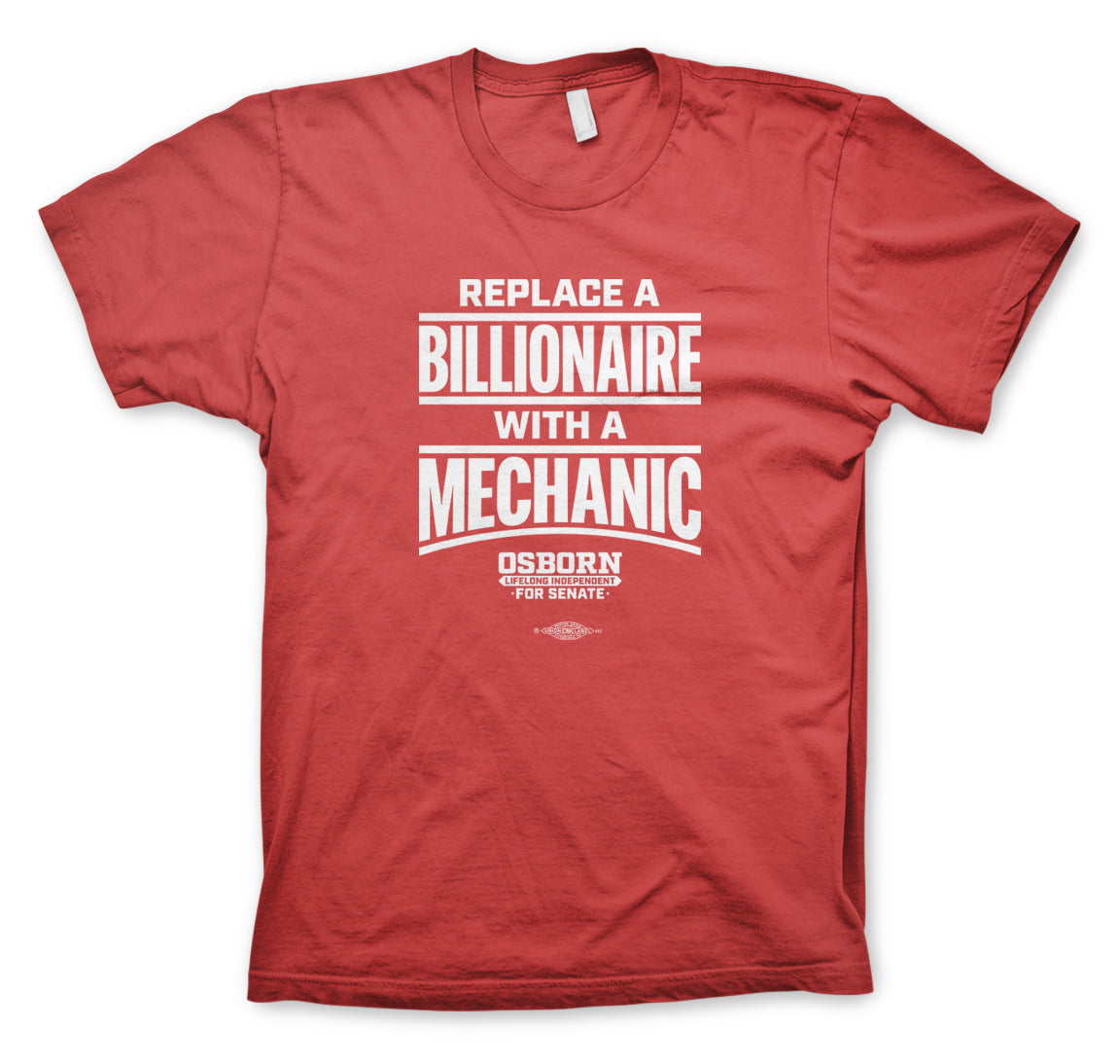 Replace a Billionaire With a Mechanic T-shirt
